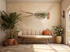 31-Inch Handmade Bamboo Lobster Model for Wall Decoration 