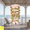  Handmade Seashell Wind Chime – Feng Shui Coastal Home, Restaurant & Beach House Decor 