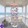  Handmade Seashell Wind Chime – Feng Shui Coastal Home, Restaurant & Beach House Decor 